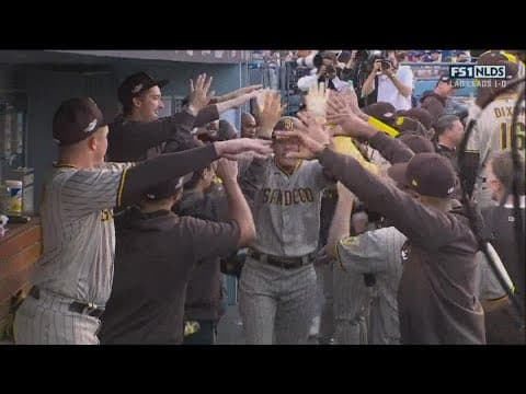 Machado bat, strong pitching helps Padres outduel Dodgers 5-3 in Game 2, return to San Diego tied 1-