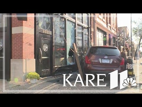 SUV careens into bar-restaurant following crash