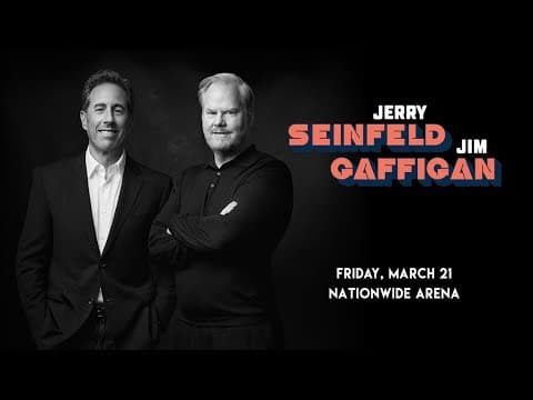 Jerry Seinfeld, Jim Gaffigan to perform in Columbus next spring