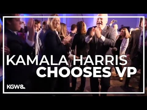 Kamala Harris selects her vice president