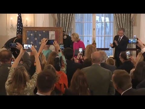 Portrait of former Secretary of State Hillary Clinton unveiled at State Department