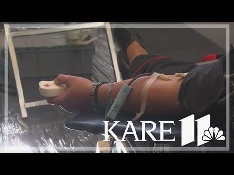 Red Cross hopes Minnesotans step up during mild weather to help address blood shortage
