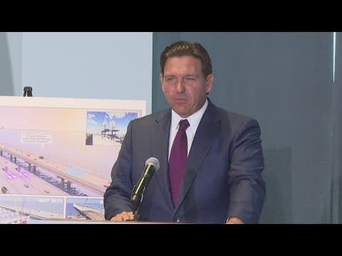 Gov. DeSantis touts major Tampa Bay road projects as part of $7 billion “Moving Florida Forward” ini