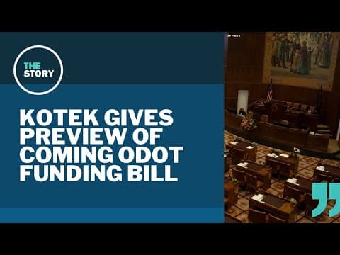 Here's what Gov. Kotek says will be in the August special session transportation funding bill