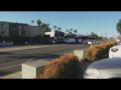 San Diego Police Homicide investigating shooting on University Avenue in La Mesa