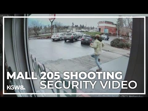 Video shows moments before deadly Portland police shooting near Mall 205