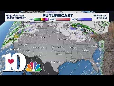 National Weather (11/20): Snow to the east and snow to the west with the middle of the country remai