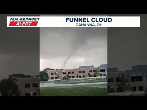 Funnel cloud spotted in Gahanna on Monday