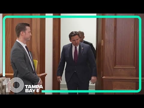 DeSantis gets Trump's support in brewing battle over special session