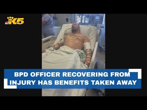 Bellevue officer still recovering from fall off overpass while on duty has benefits taken away