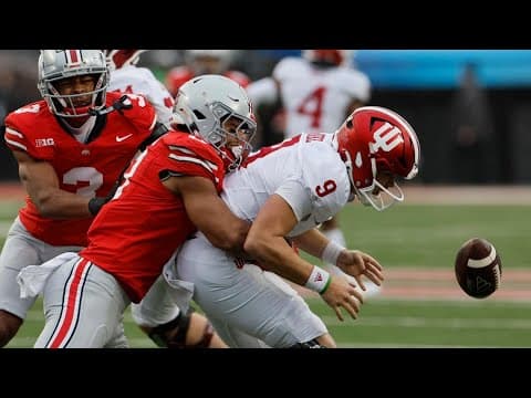 No. 5 Indiana Hoosiers fall to 10-1 after loss to No. 2 Ohio State