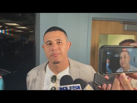 Padres star Manny Machado speaks to media following 2022 All-Star Game