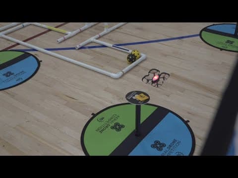 Students participate in aerial drone competition at Mountain View Community Center