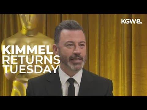ABC says Jimmy Kimmel Live returns Tuesday after suspension over comments