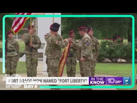 Fort Bragg drops Confederate namesake for Fort Liberty, part of US Army base rebranding