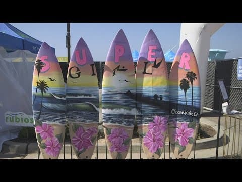 SuperGirl Surf Pro returns to Oceanside Pier. Two local surfers are gearing up to compete