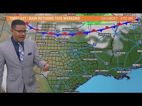DFW Weather: Sunny, dry ahead of more weekend rain