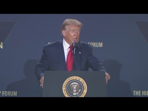 President Trump signs new executive orders targeting AI