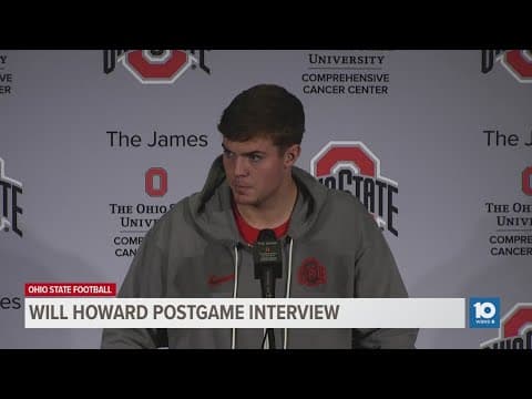 Will Howard postgame interview | Ohio State vs. Nebraska