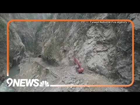 Rescuers searching for victims after earthquake in Taiwan