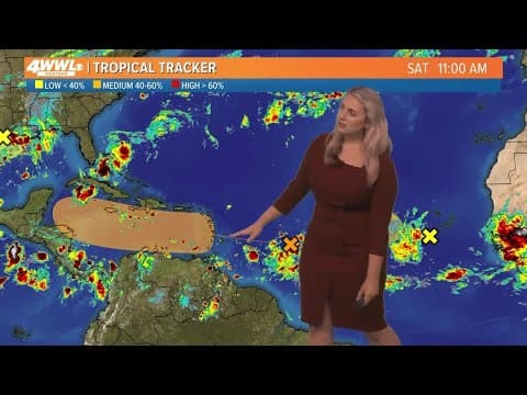 Saturday Tropical Update: Disturbance keeps Gulf Coast rainy this weekend