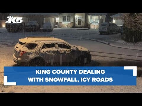 King County dealing with icy roads