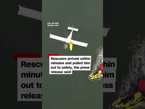 Aircraft experiences engine failure, crashes and flips into the ocean