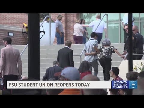 FSU Student Union reopens Monday, nearly 2 weeks after deadly shooting