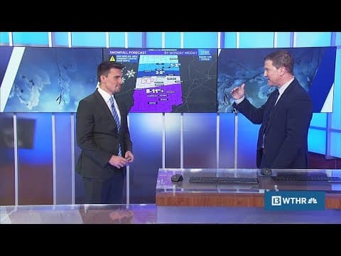 3 p.m. update on winter snow storm in Indiana | Weather Impact Alert