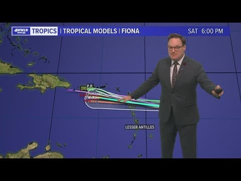 Eye on Tropics: Fiona not well organized as it nears the Caribbean