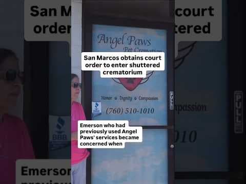 San Marcos obtains court order to enter shuttered crematorium