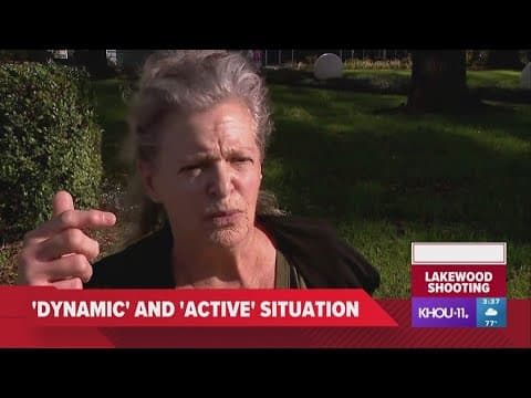 Witness describes scene after reports of shooting at or around Lakewood Church