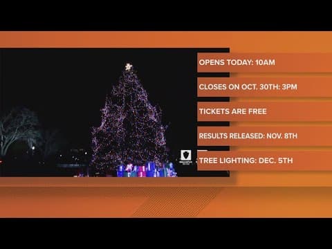 National Christmas Tree lighting ticket lottery opens Tuesday