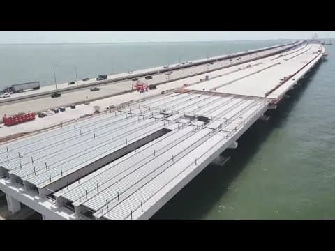 New Howard Frankland Bridge opens in time for Tuesday morning commute