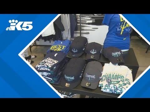 Merchandise frenzy continues ahead of Mariners ALDS Game 1