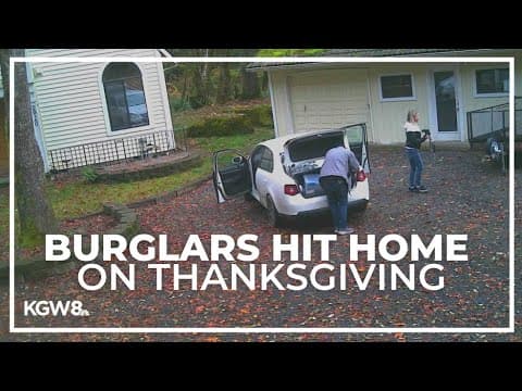 Burglars case North Plains home before breaking in on Thanksgiving
