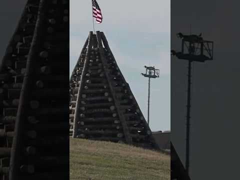 Christmas bonfire structures take shape #christmas
