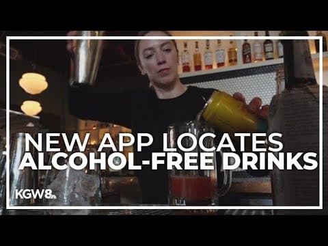 A new app helps locate establishments offering alcohol-free drinks
