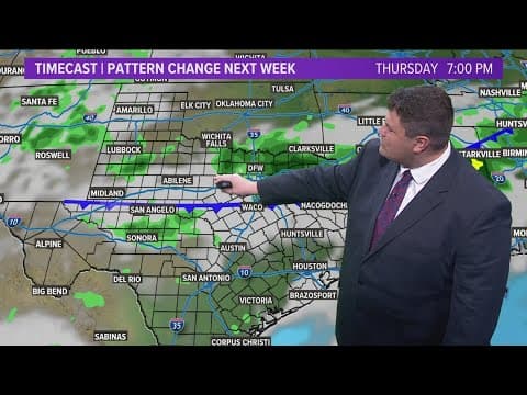 DFW Weather: Cooler and wetter weather ahead as scattered showers move into North Texas