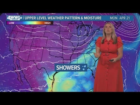 New Orleans Weather: Warming up the rest of the week, spot showers possible on Easter Sunday