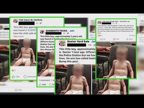 Social media post claiming child found in Bridgeland is false