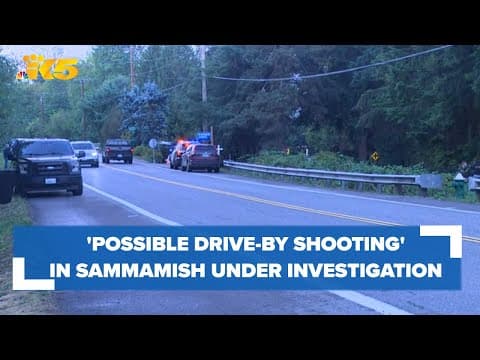 Elderly man killed in 'possible drive-by shooting' at Sammamish rental home