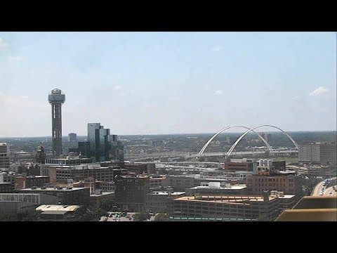 TIMELAPSE: Downtown Dallas skyline in August 2024