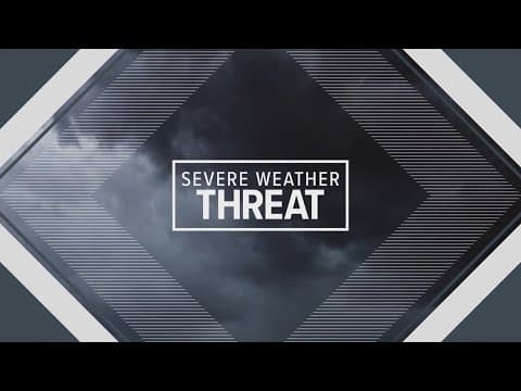 Weather update: Enhanced risk of severe weather Monday