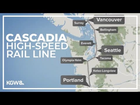 Portland-Seattle-Vancouver high-speed rail idea lands $49.7 million federal grant
