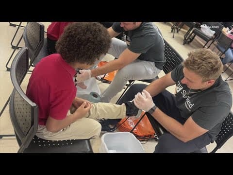 Samaritans Feet International donates new shoes to elementary school students