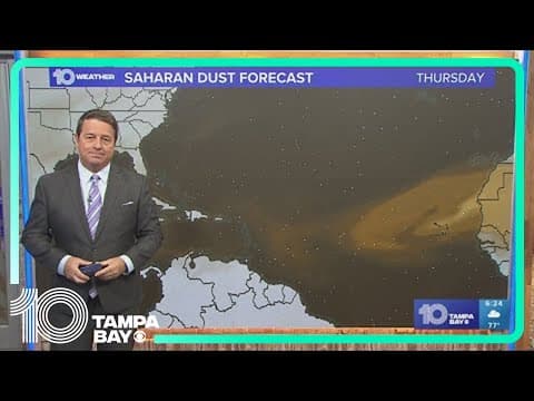 Tracking the Tropics: Saharan dust to come this week limiting the formation of tropical systems