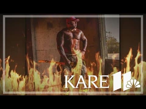 Twin Cities firefighters stop by the KARE barn