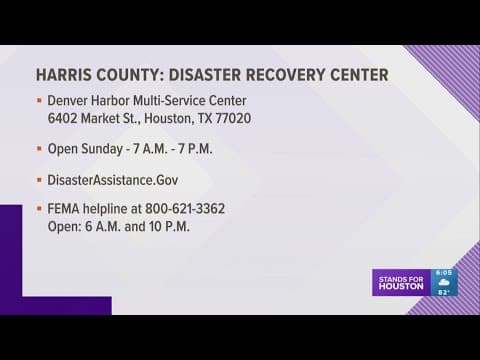 FEMA reps will be available Sunday at disaster recovery center in Denver Harbor
