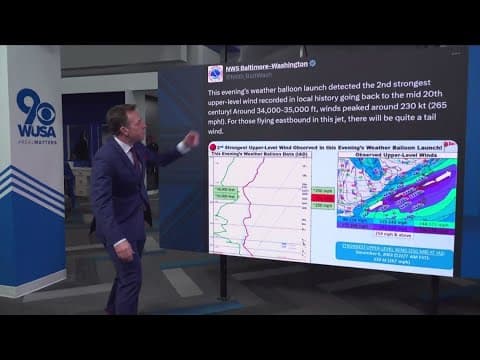 Flight from Dulles to London hits 800 mph due to near-record winds
